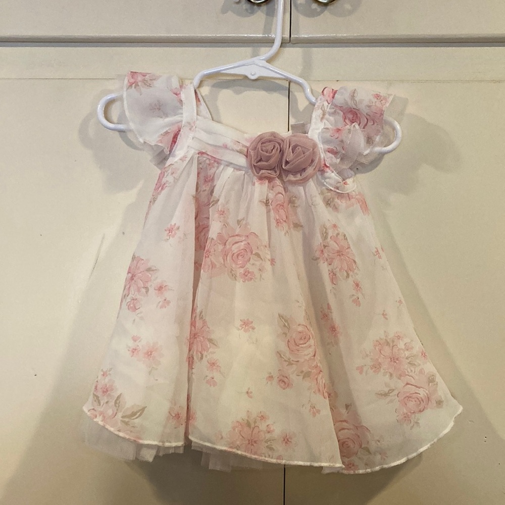 Chiffon floral dress